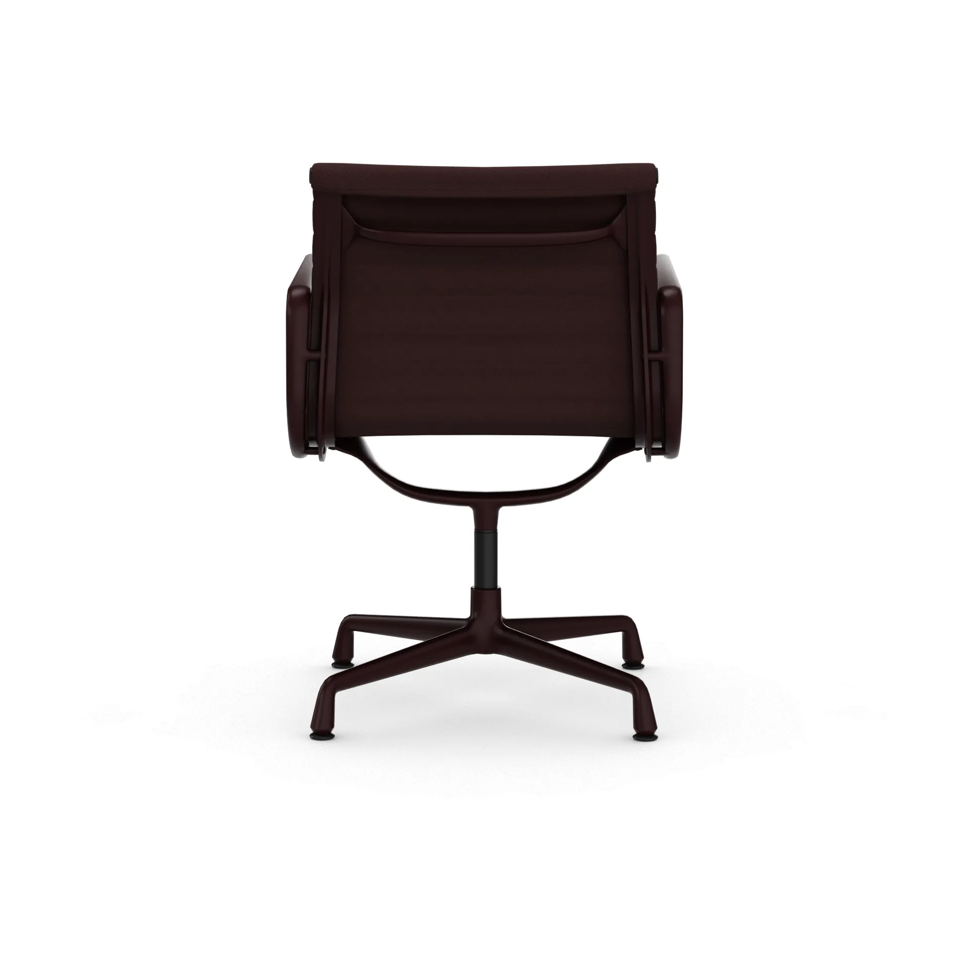 EA 108 kontorsstol, 16 Dark red/nero-60 dark bordeaux, swivel base Vitra