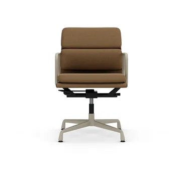 EA 231 Soft Pad Chair kontorsstol felt glides - 13 papyrus-37 chalk powder coated - Vitra