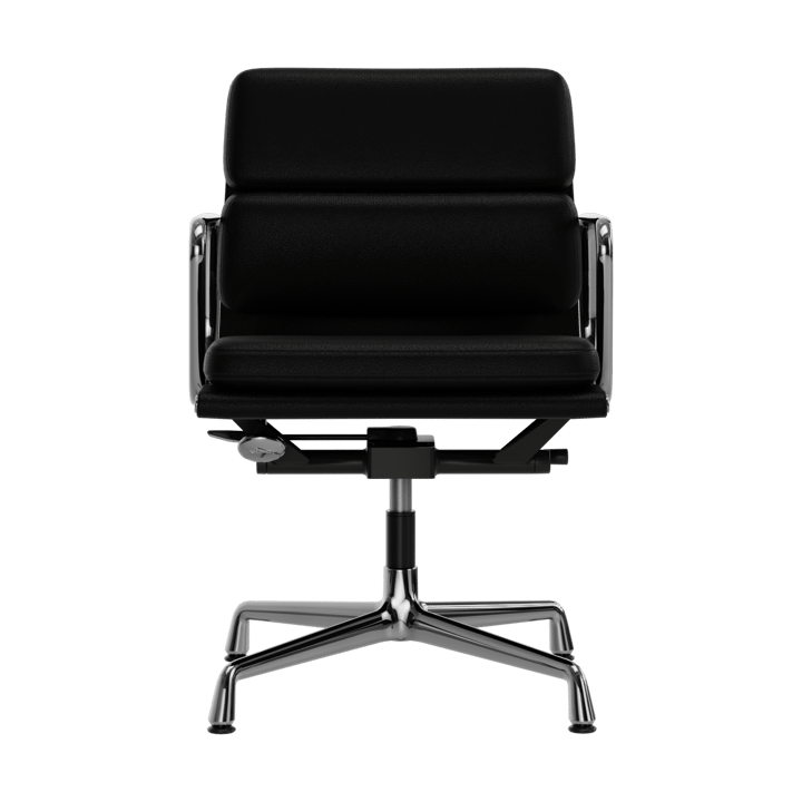 EA 231 Soft Pad Chair kontorsstol felt glides, 66 nero leather L20-polished Vitra