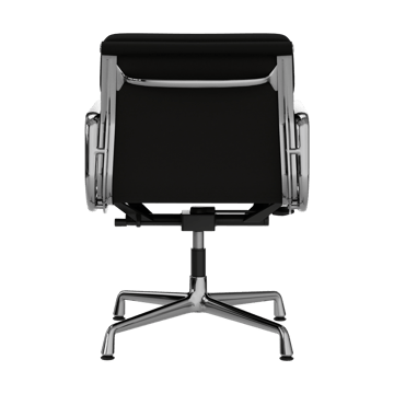 EA 231 Soft Pad Chair kontorsstol felt glides - 66 nero leather L50-chrome - Vitra