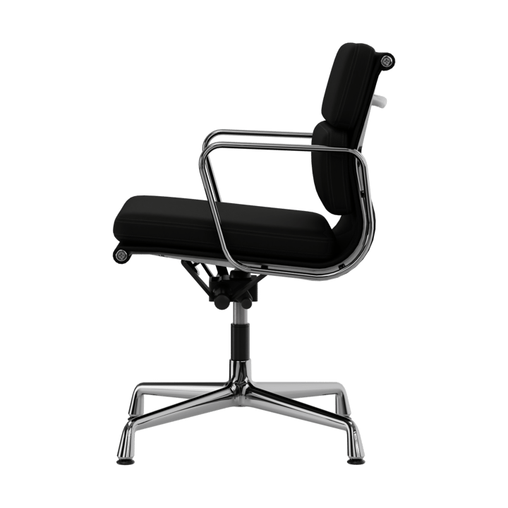 EA 231 Soft Pad Chair kontorsstol felt glides, 66 nero leather L50-polished Vitra