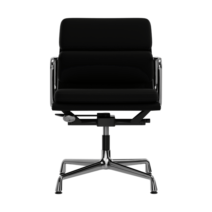 EA 231 Soft Pad Chair kontorsstol felt glides, 66 nero leather L50-polished Vitra