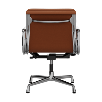 EA 231 Soft Pad Chair kontorsstol felt glides - 97 cognac leather L20-polished - Vitra