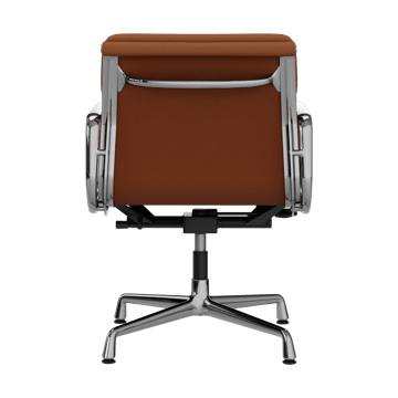 EA 231 Soft Pad Chair kontorsstol felt glides - 97 cognac leather L50-polished - Vitra