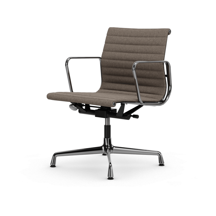 EA132 Aluminium Chair kontorsstol felt glides - 02 fossil-chrome - Vitra