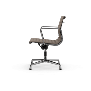 EA132 Aluminium Chair kontorsstol felt glides - 02 fossil-chrome - Vitra