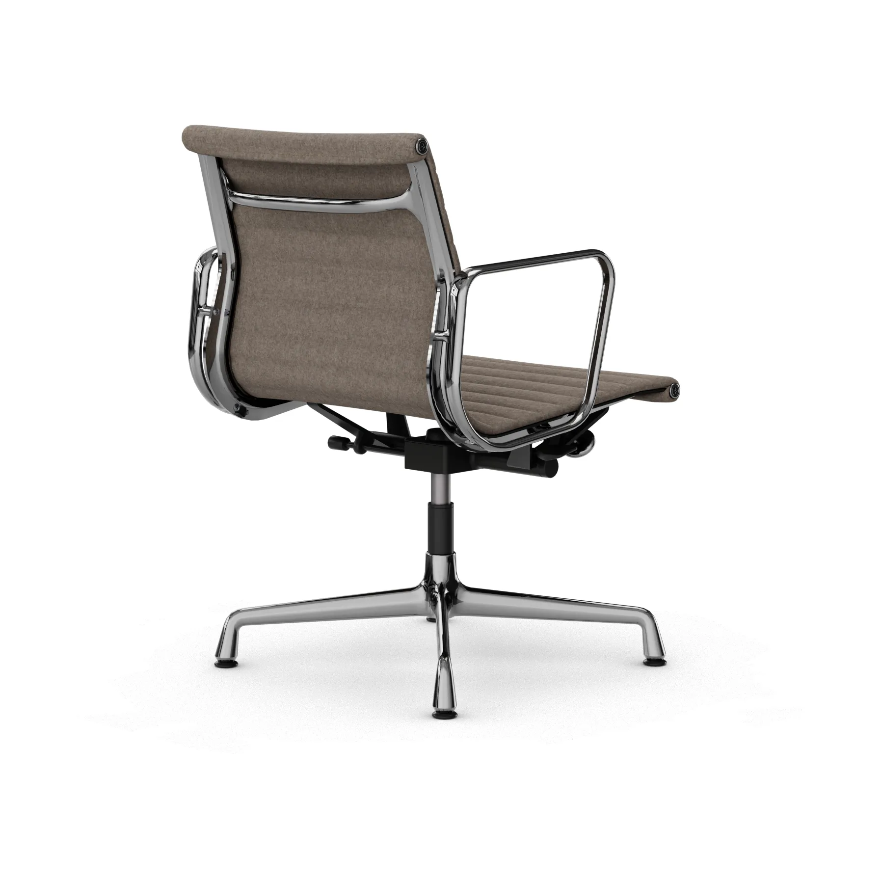 EA132 Aluminium Chair kontorsstol felt glides, 02 fossil-chrome Vitra