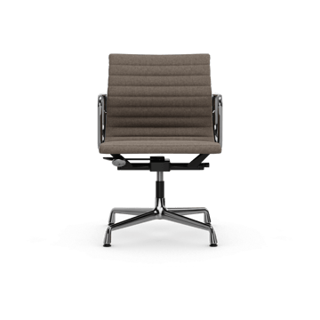 EA132 Aluminium Chair kontorsstol felt glides - 02 fossil-chrome - Vitra