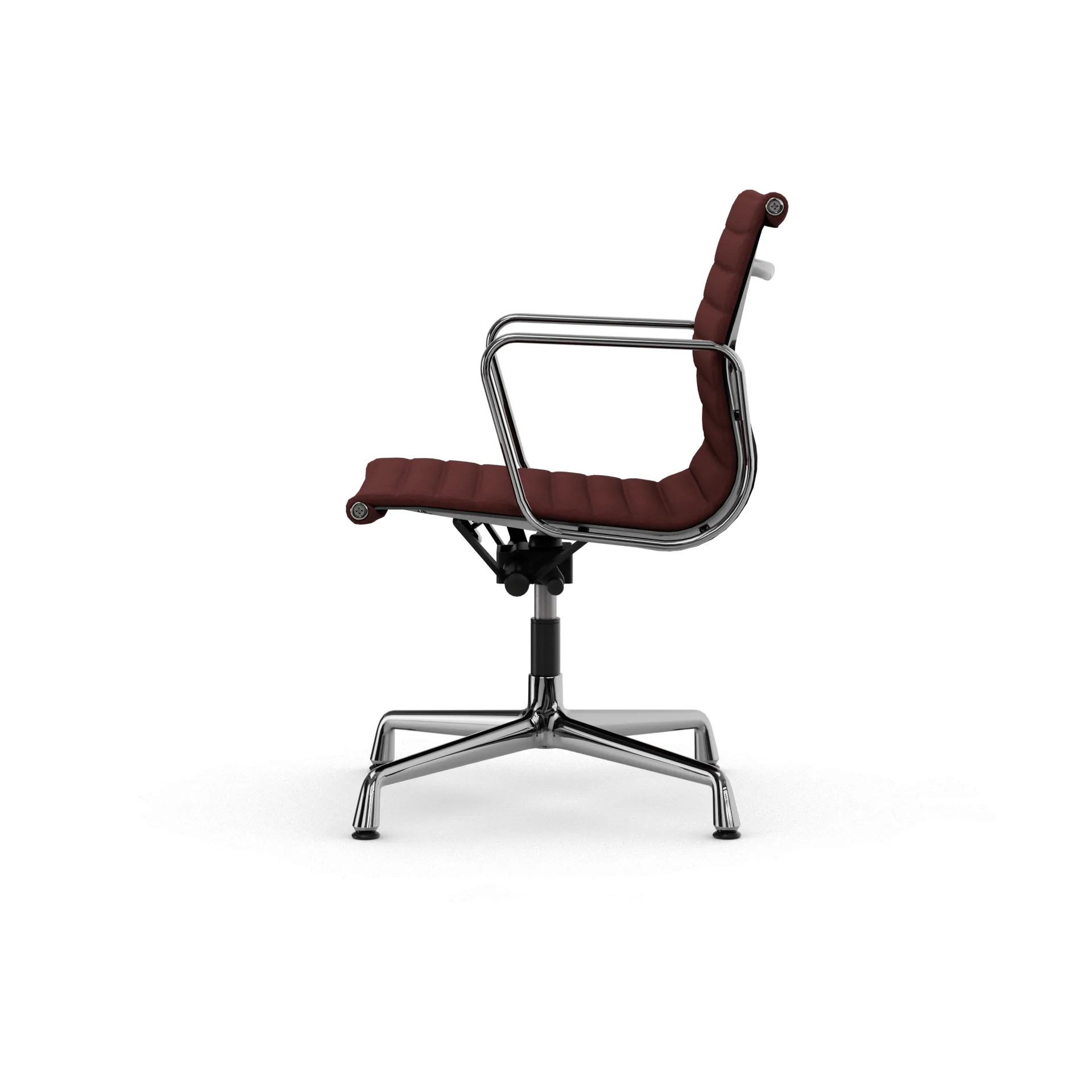 EA132 Aluminium Chair kontorsstol felt glides, 19 chestnut-polished Vitra