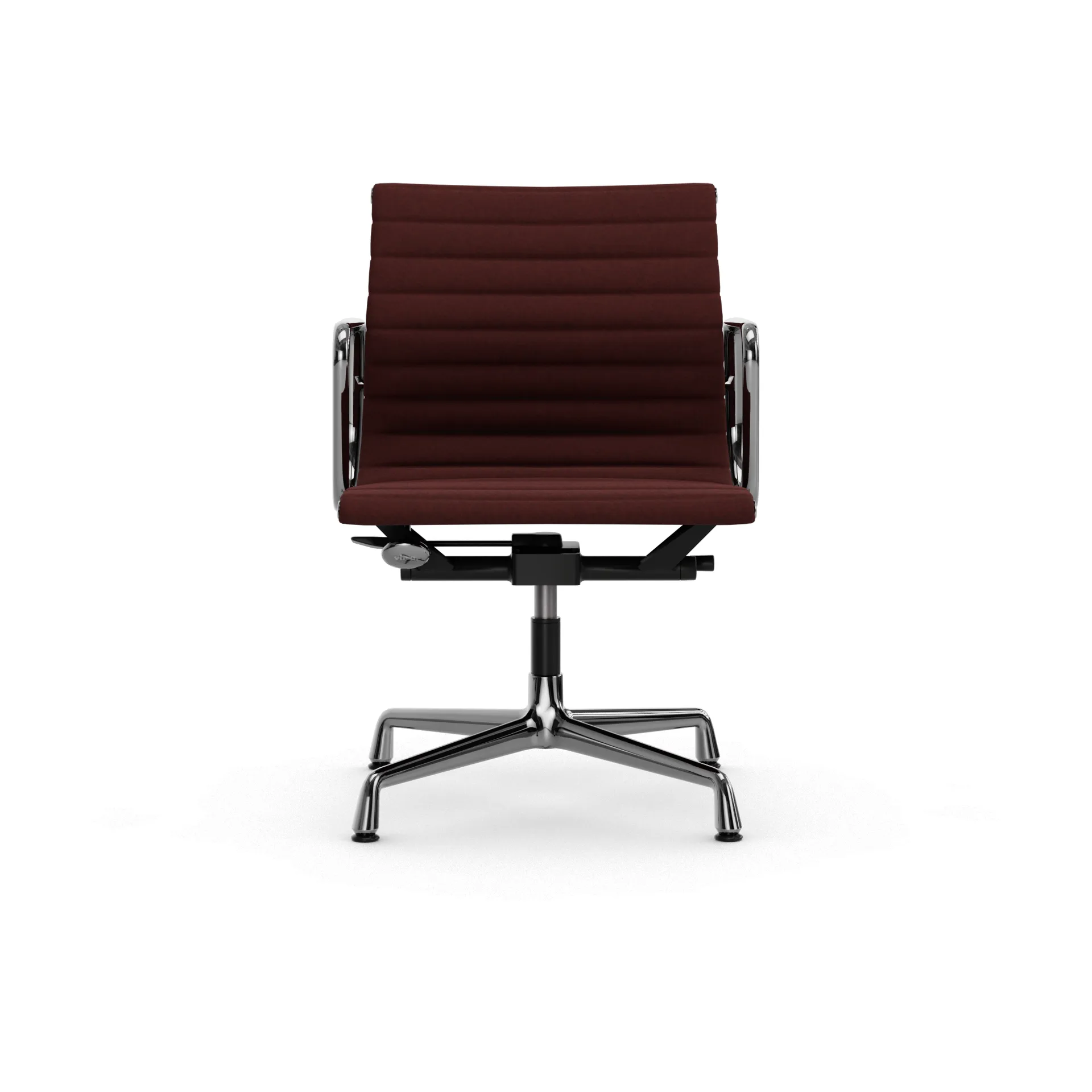 EA132 Aluminium Chair kontorsstol felt glides, 19 chestnut-polished Vitra
