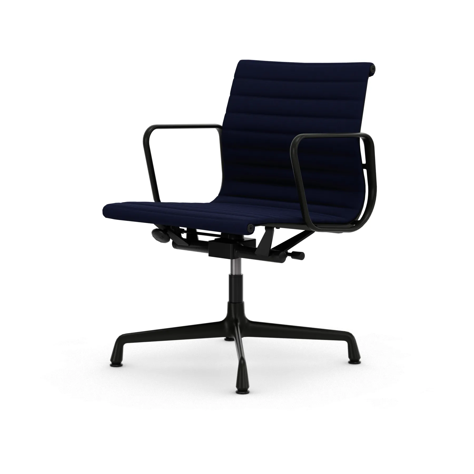 EA132 Aluminium Chair kontorsstol felt glides, 21 dark blue-deep black Vitra