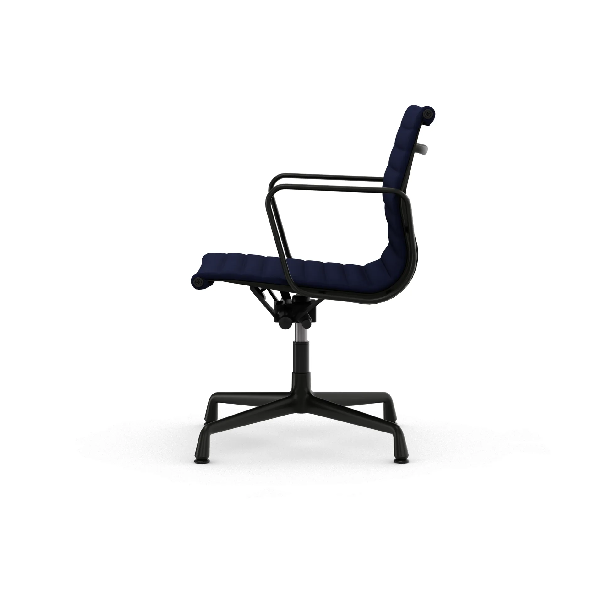 EA132 Aluminium Chair kontorsstol felt glides, 21 dark blue-deep black Vitra