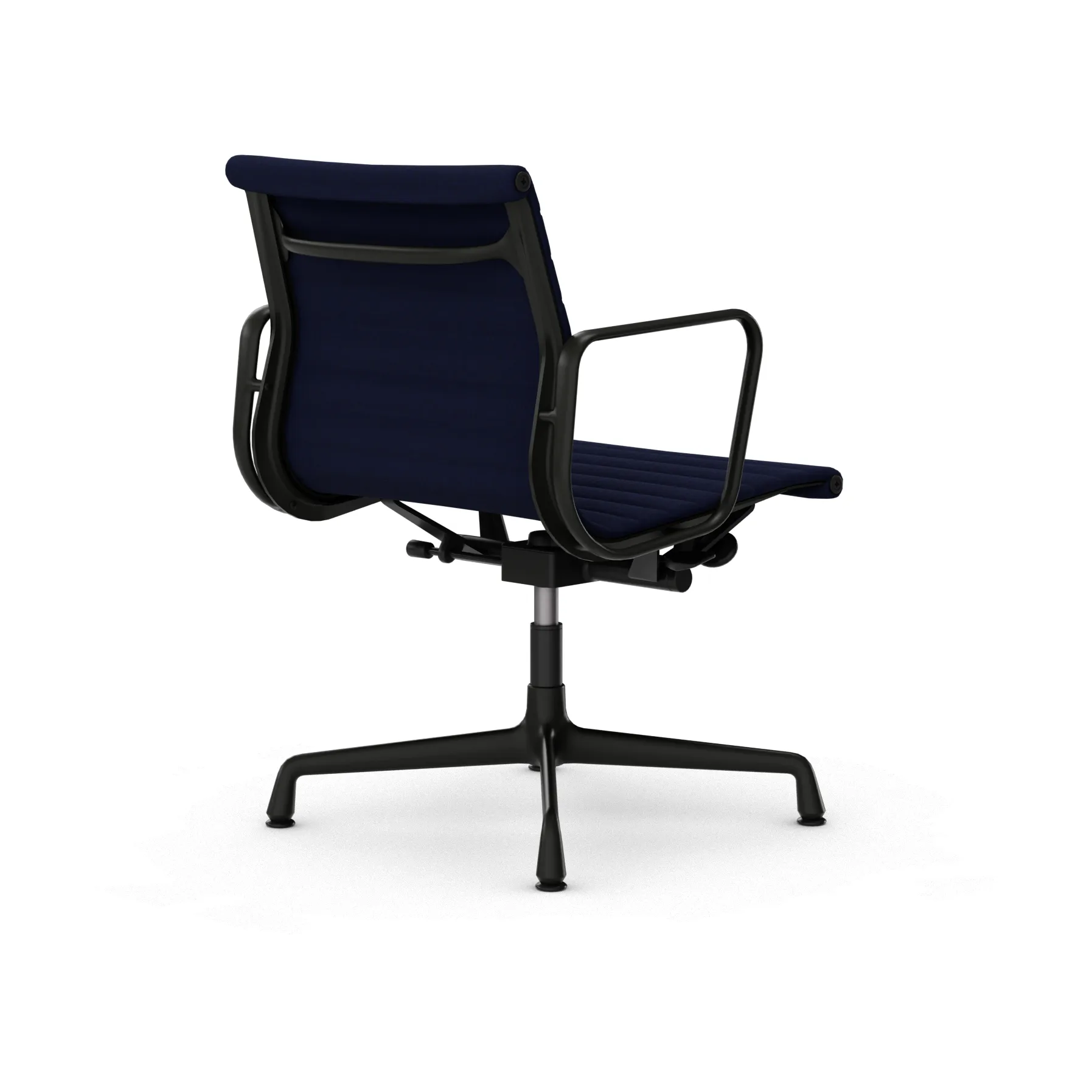 EA132 Aluminium Chair kontorsstol felt glides, 21 dark blue-deep black Vitra