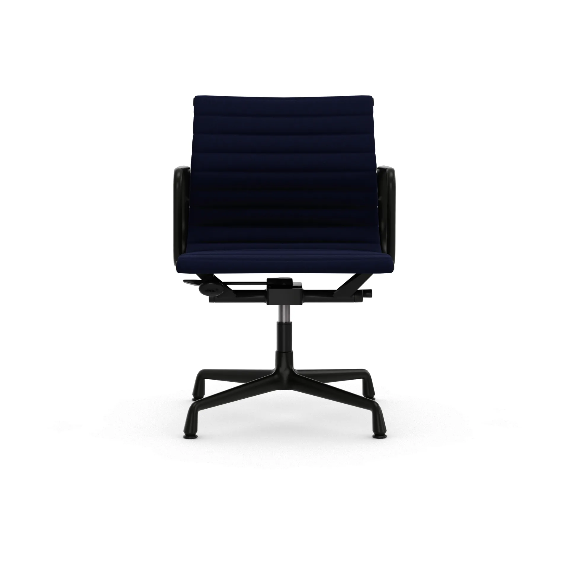 EA132 Aluminium Chair kontorsstol felt glides, 21 dark blue-deep black Vitra