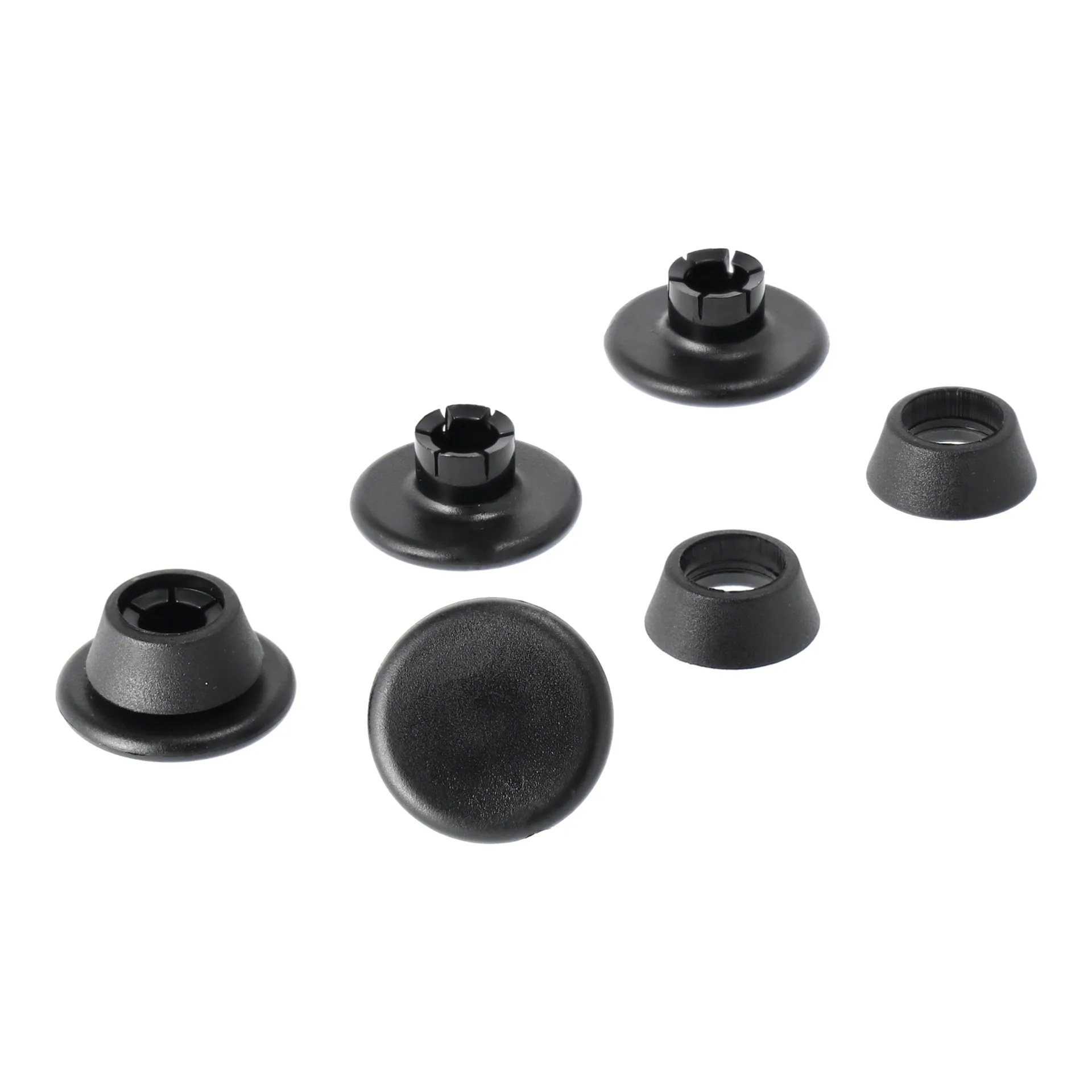 Eames Chair DSR/DAR stålstativ golvskydd 4-pack, Utan filt (för mjuka underlag) Vitra