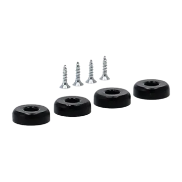 Eames chair DSW/DAW trästativ golvskydd 4-pack - Utan filt (för mjuka underlag) - Vitra