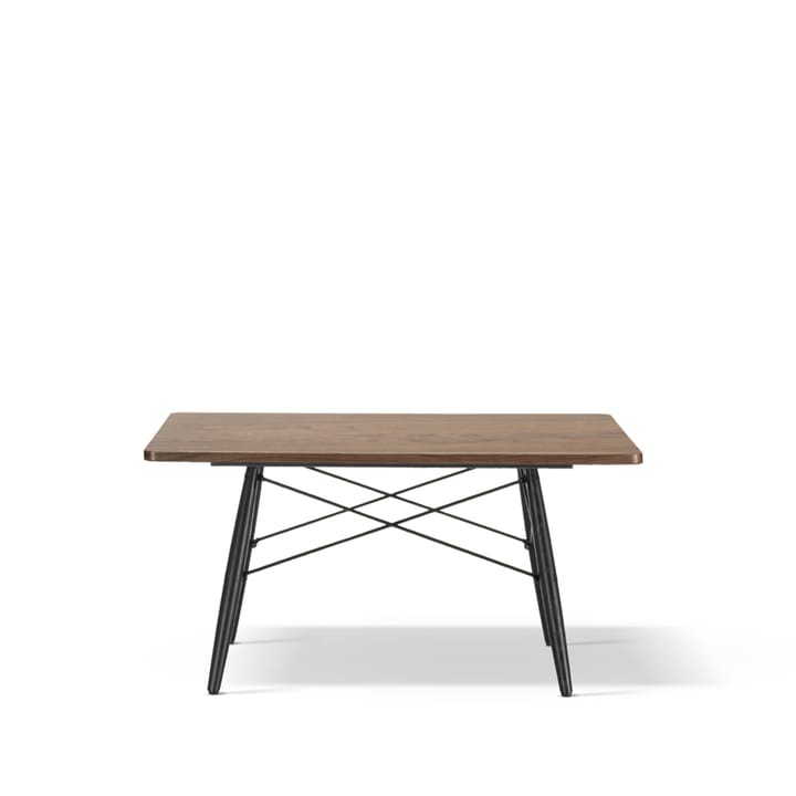 Eames coffee table soffbord svartbetsade askben - American walnut liten - Vitra