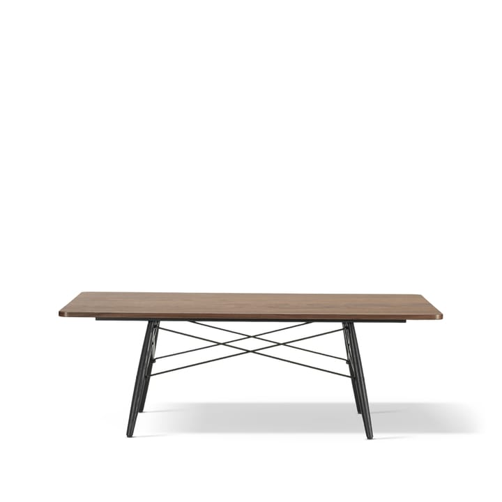 Eames coffee table soffbord svartbetsade askben - American walnut stor - Vitra