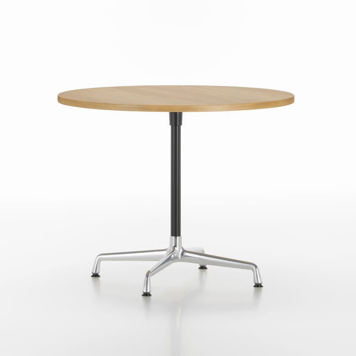 Eames Contract Tables bord Ø80 cm - 17 light oak veneer-deep black - Vitra