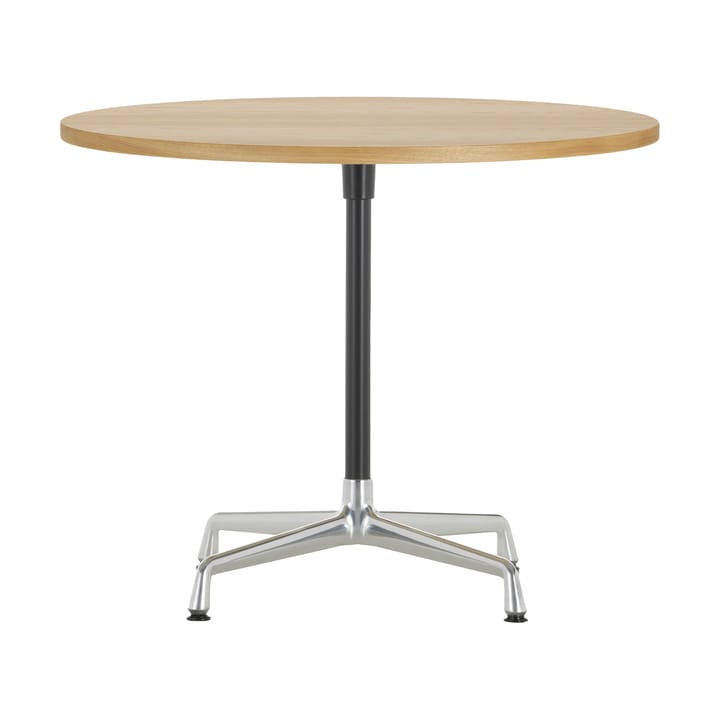 Eames Contract Tables bord Ø80 cm - 17 light oak veneer-deep black - Vitra