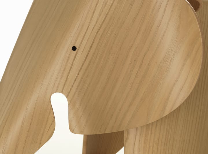 Eames elephant pall/dekoration, Natural laquered chestnut Vitra