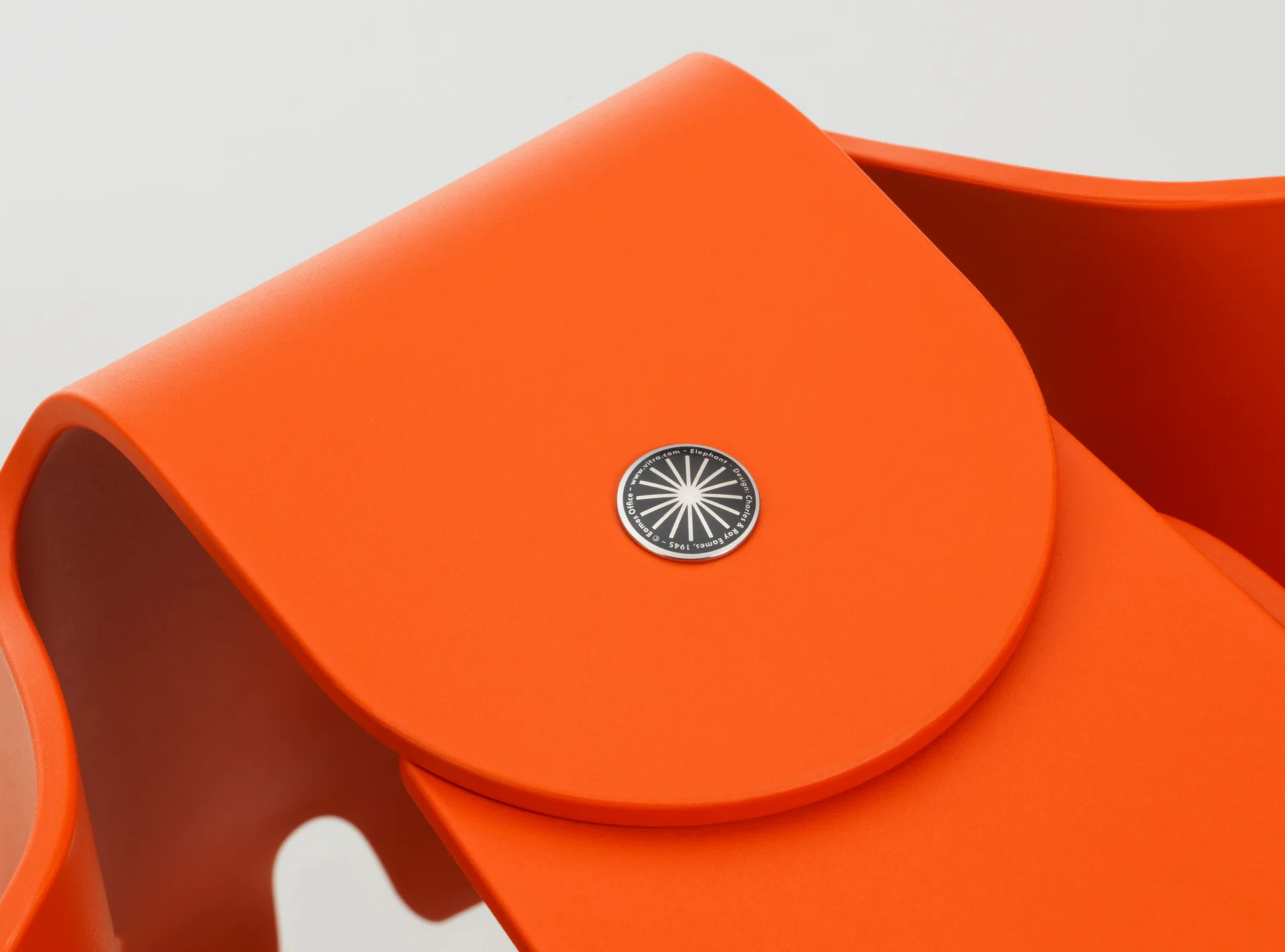 Eames elephant recycled small dekoration, Eames Red Orange Vitra