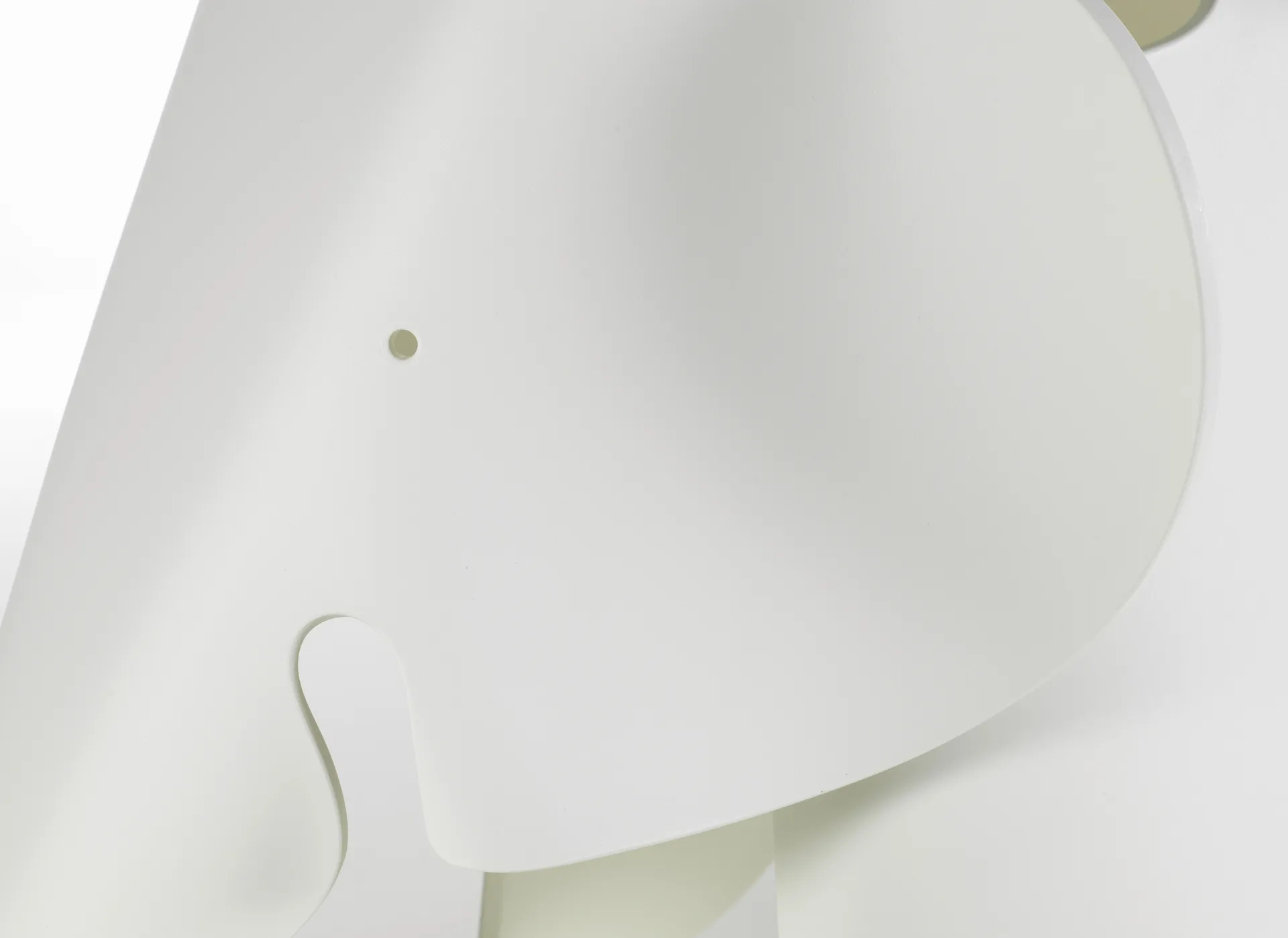 Eames elephant recycled small dekoration, White Vitra