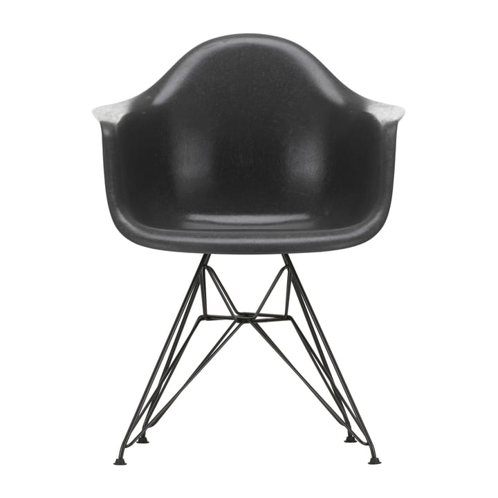 Eames fiberglass armchair DAR karmstol - Elephant hide grey-Basic dark - Vitra