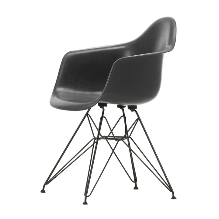 Eames fiberglass armchair DAR karmstol - Elephant hide grey-Basic dark - Vitra