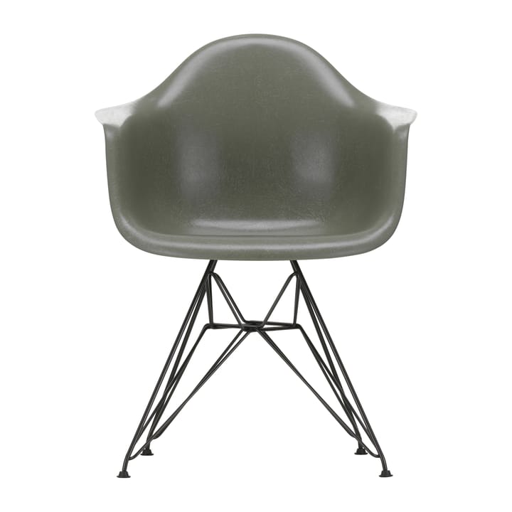 Eames fiberglass armchair DAR karmstol - Raw umber-Basic dark - Vitra