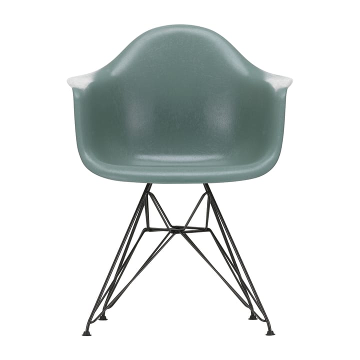 Eames fiberglass armchair DAR karmstol - Sea foam green-Basic dark - Vitra