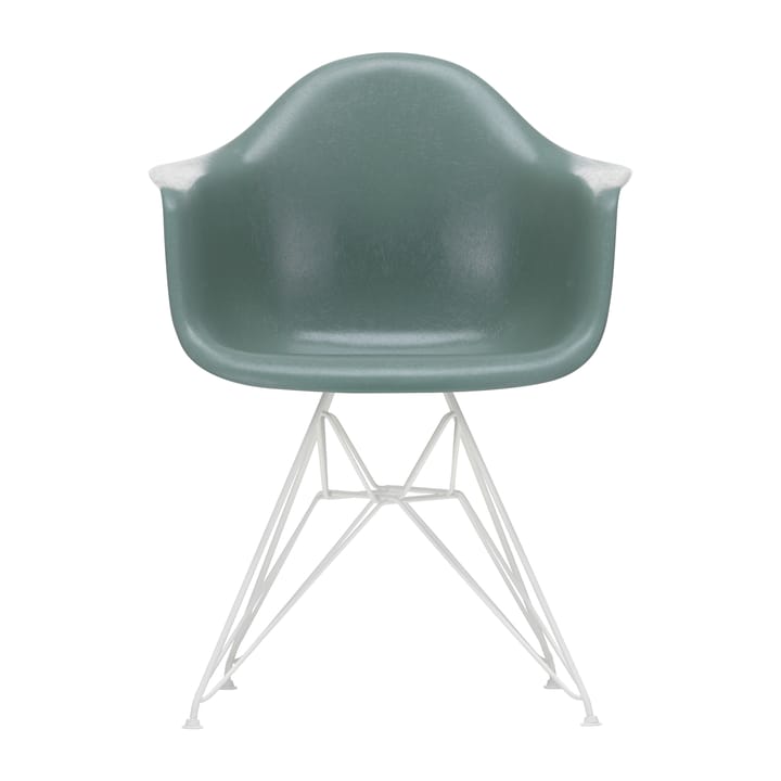 Eames fiberglass armchair DAR karmstol - Sea foam green-White - Vitra