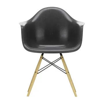 Eames Fiberglass Armchair DAW karmstol - elephant hide grey, askben - Vitra