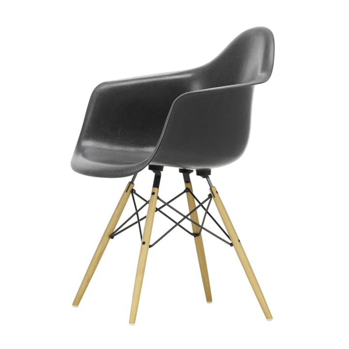 Eames Fiberglass Armchair DAW karmstol, elephant hide grey, askben Vitra