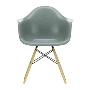 Eames Fiberglass Armchair DAW karmstol - sea foam green, askben - Vitra
