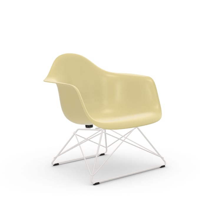 Eames fiberglass armchair LAR fåtölj - Parchment-White - Vitra
