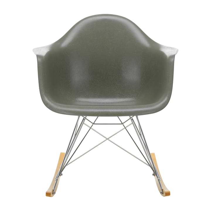 Eames fiberglass armchair RAR gungstol lönnmedar - Raw umber-Chrome - Vitra
