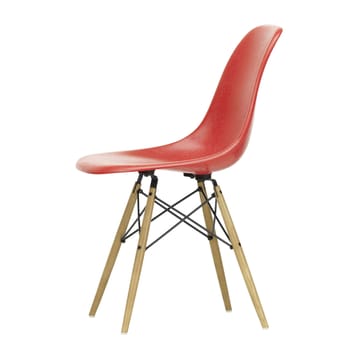 Eames Fiberglass Chairs DSW stol - classic red, askben - Vitra
