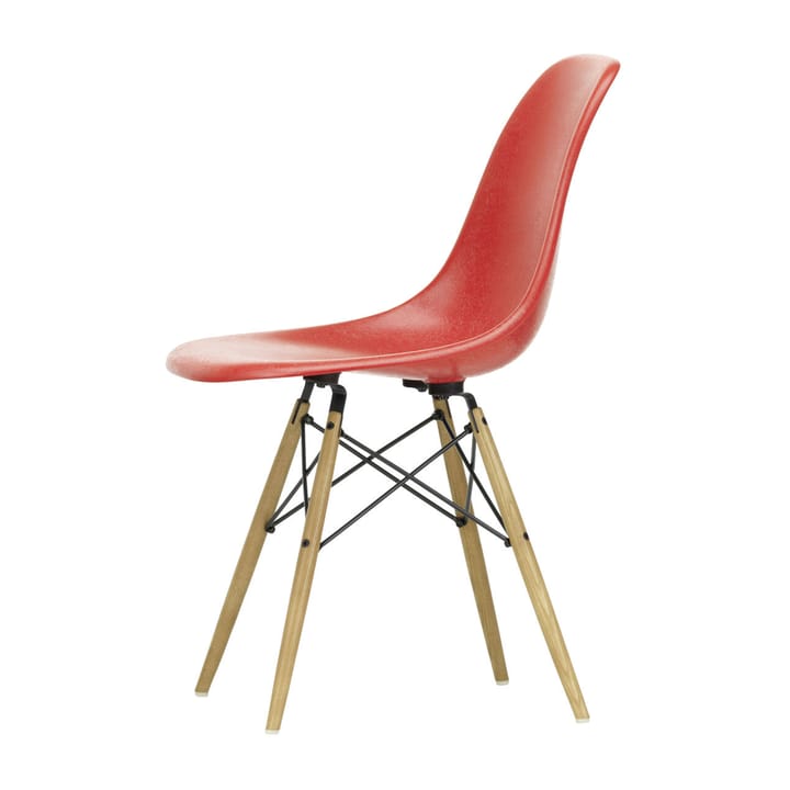 Eames Fiberglass Chairs DSW stol, classic red, askben Vitra