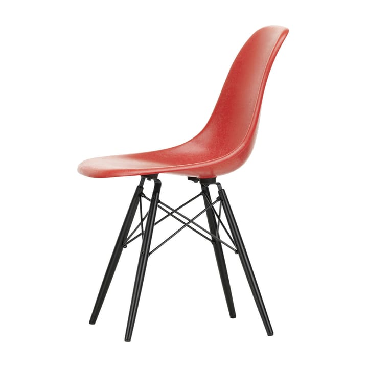 Eames Fiberglass Chairs DSW stol - Classic red-black maple - Vitra