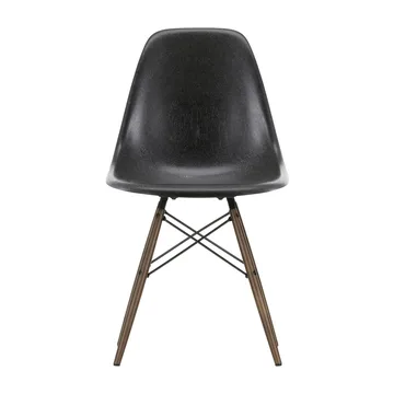 Eames Fiberglass Chairs DSW stol - Elephant grey-black maple - Vitra