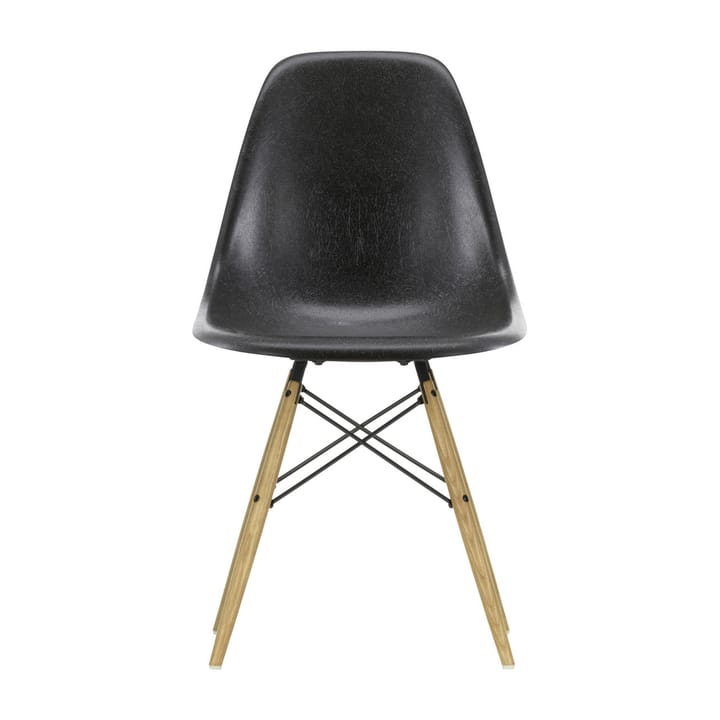 Eames Fiberglass Chairs DSW stol - elephant hide grey, askben - Vitra