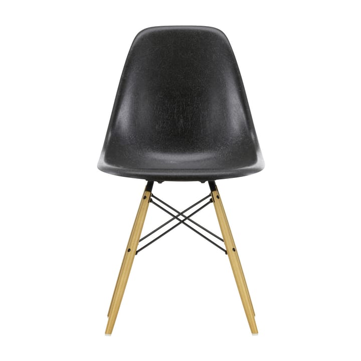 Eames Fiberglass Chairs DSW stol - elephant hide grey, lönnben - Vitra