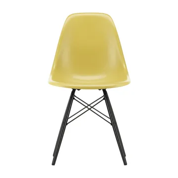 Eames Fiberglass Chairs DSW stol - Ochre light-black maple - Vitra