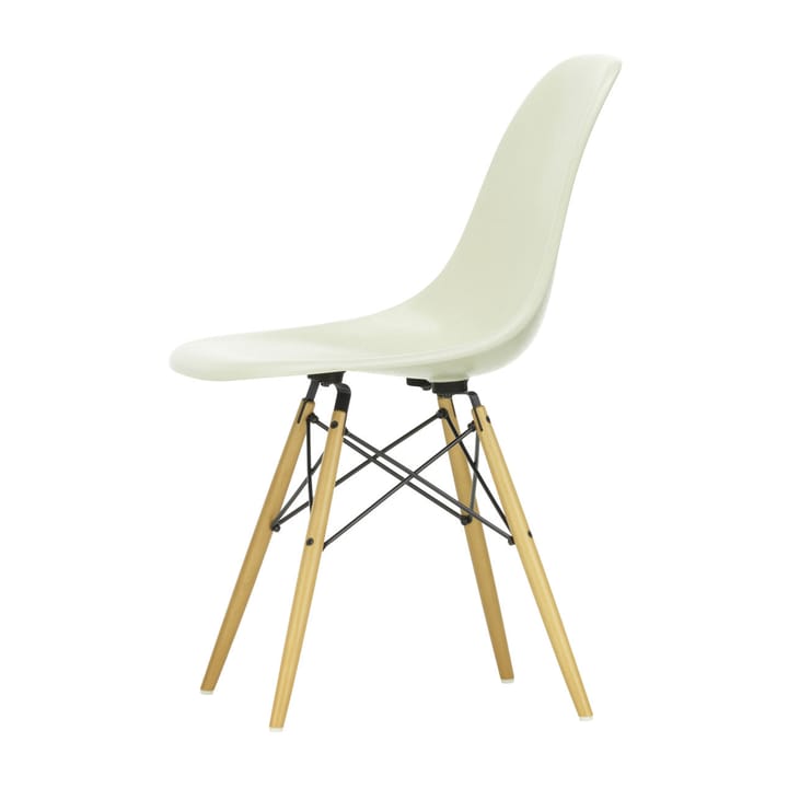 Eames Fiberglass Chairs DSW stol - parchment, lönnben - Vitra
