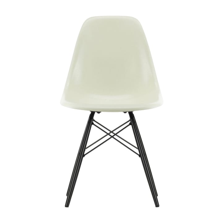 Eames Fiberglass Chairs DSW stol - Parchment-svartbetsade lönnben - Vitra