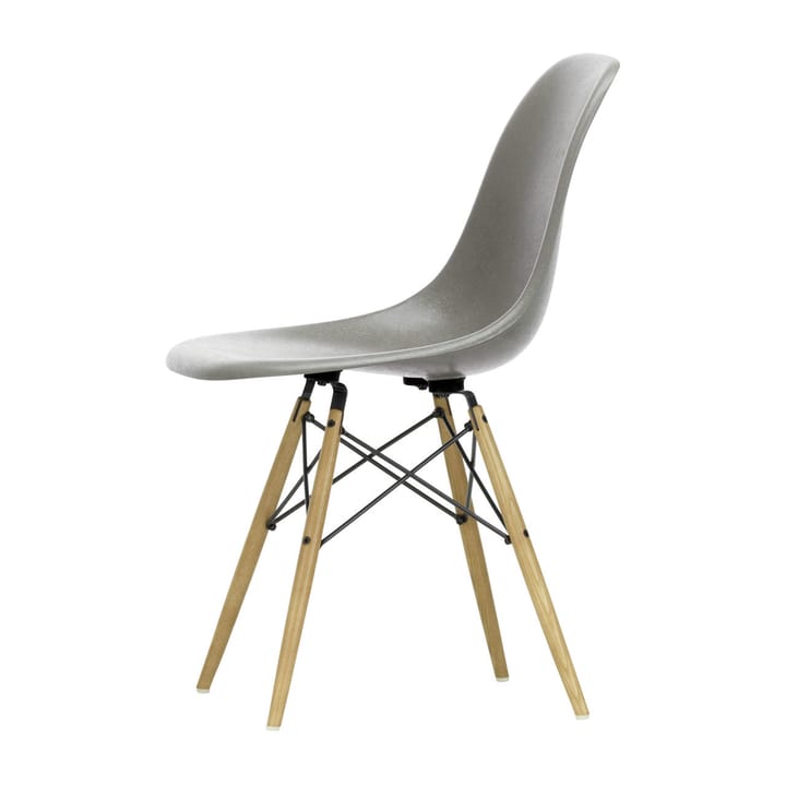 Eames Fiberglass Chairs DSW stol - raw umber, askben - Vitra