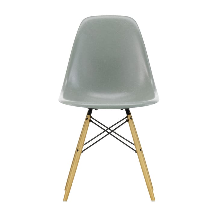 Eames Fiberglass Chairs DSW stol - sea foam green, lönnben - Vitra
