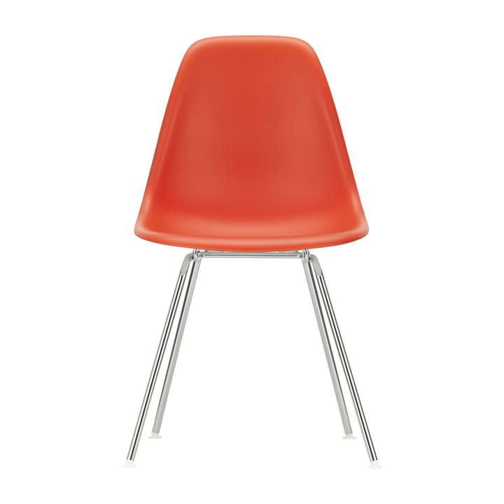 Eames fiberglass chairs DSX stol - Classic red-Chrome - Vitra