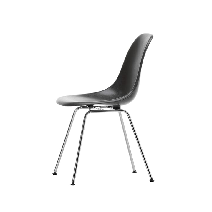 Eames fiberglass chairs DSX stol - Elephant hide grey-Chrome - Vitra